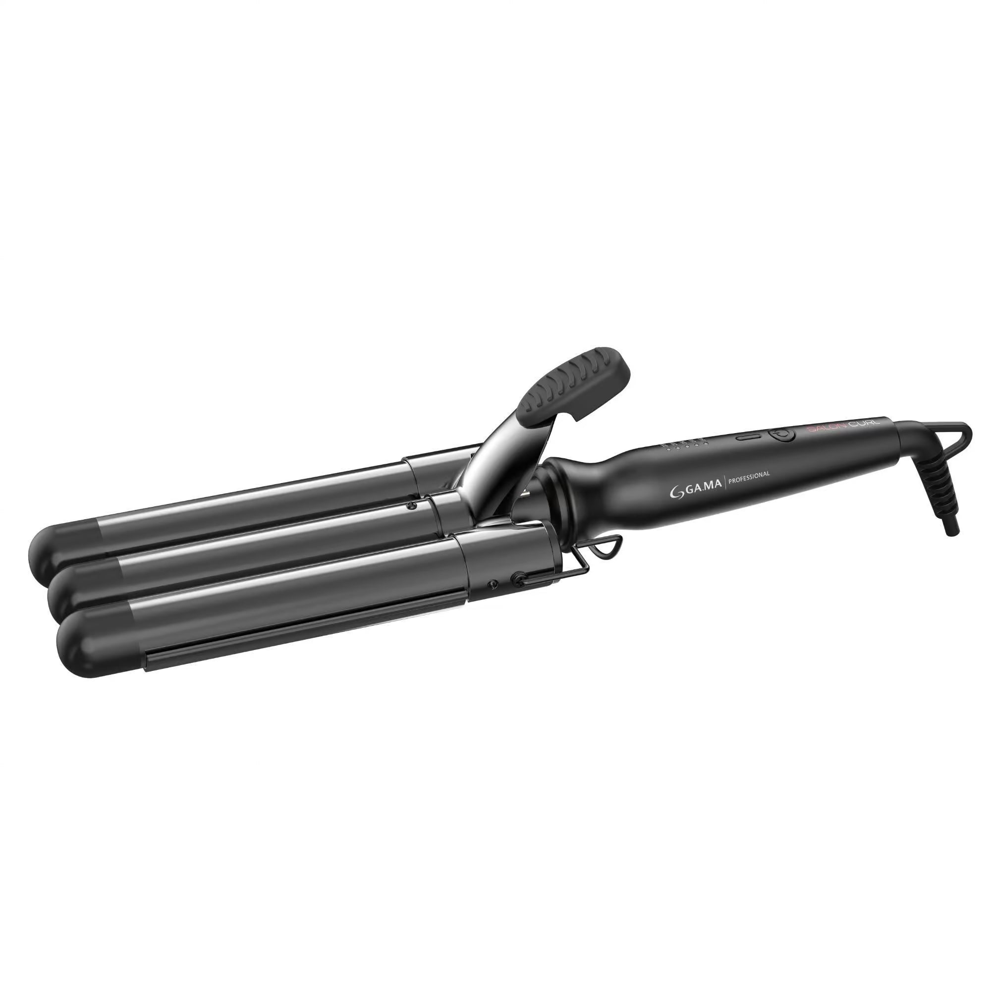 Salon Curl Triferro Silk Chrome — Triple Barrel Deep Waver (1″)