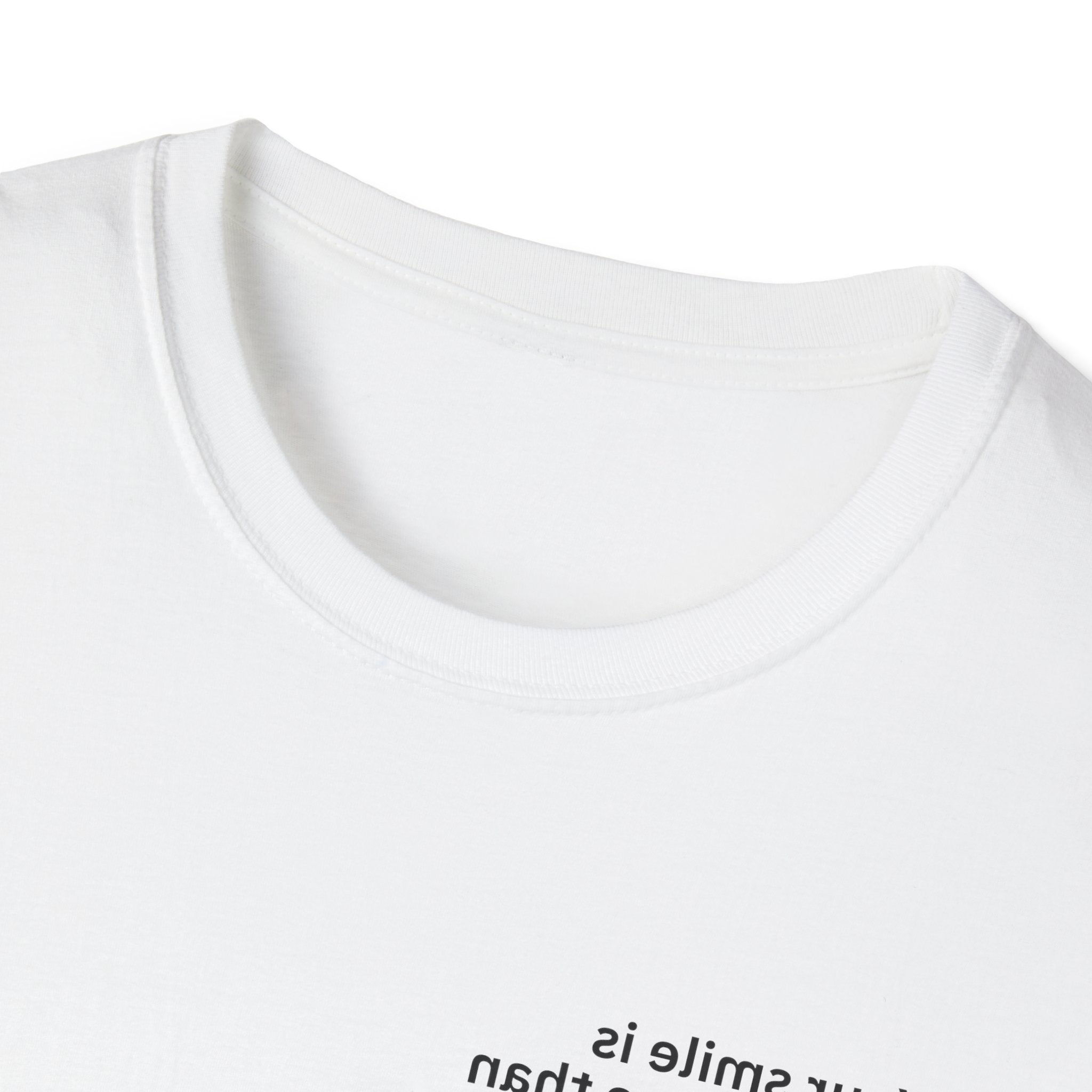 Your smile is worth more than any brand.  Wear it often Adult Unisex T-shirt