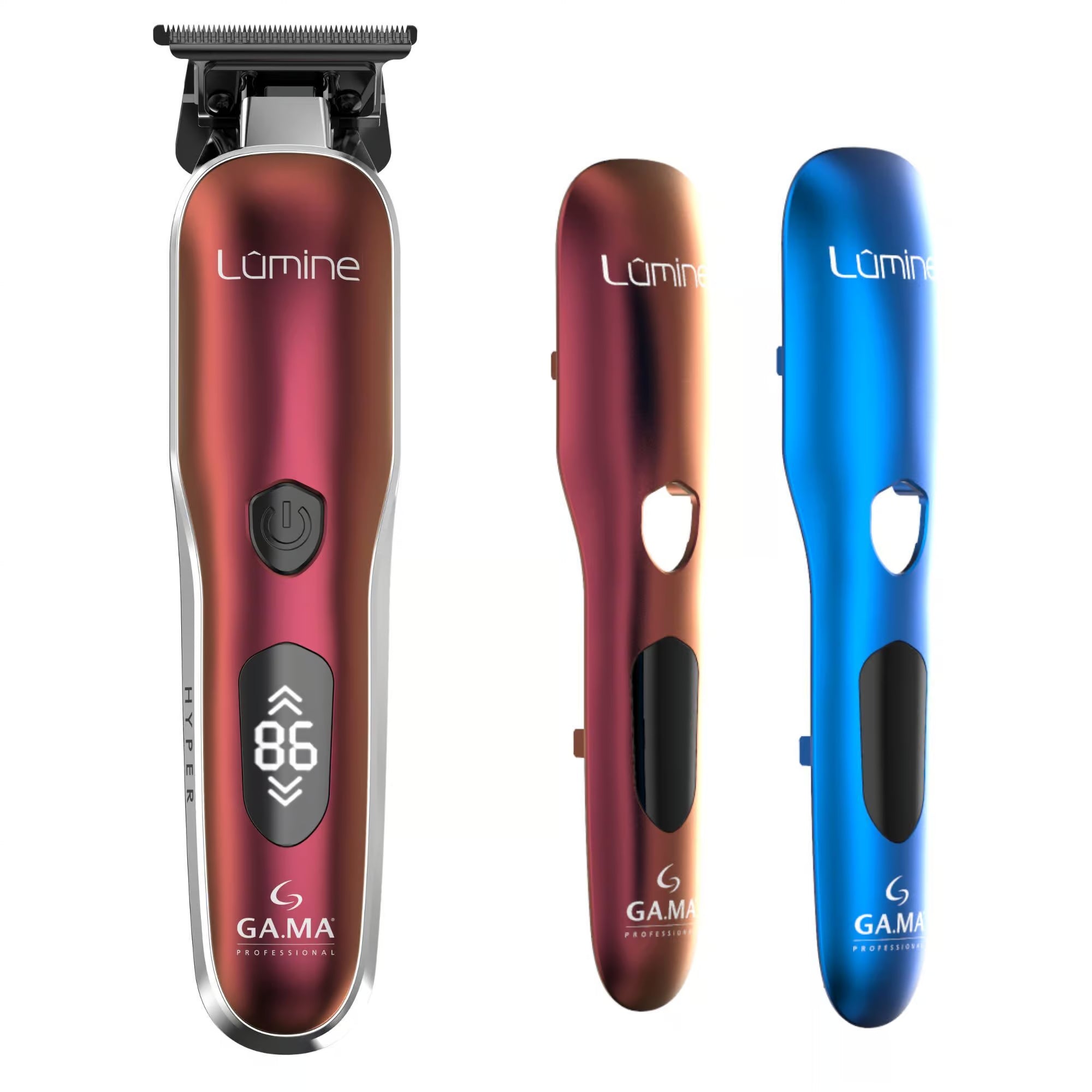 Side view of LUMINE Hyper Trimmer showing brushless motor housing