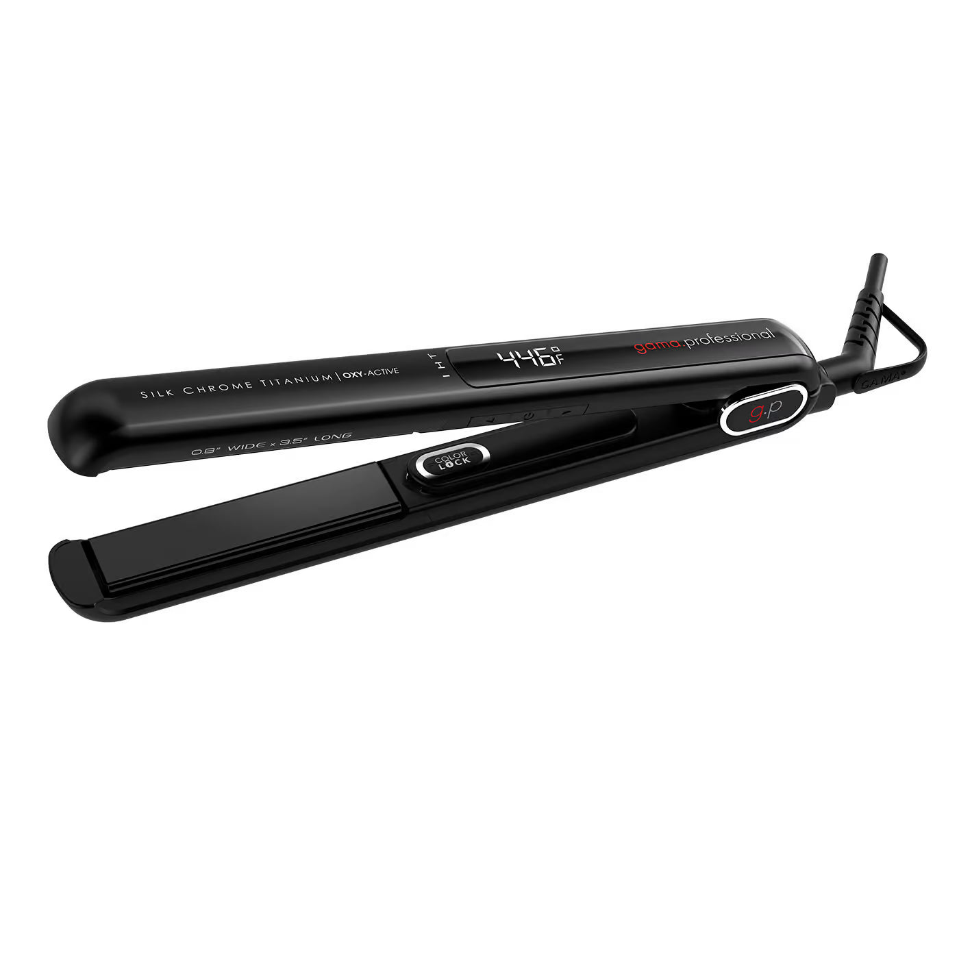 G-EVO Silk Chrome Titanium — Ultra Heat Flat Iron