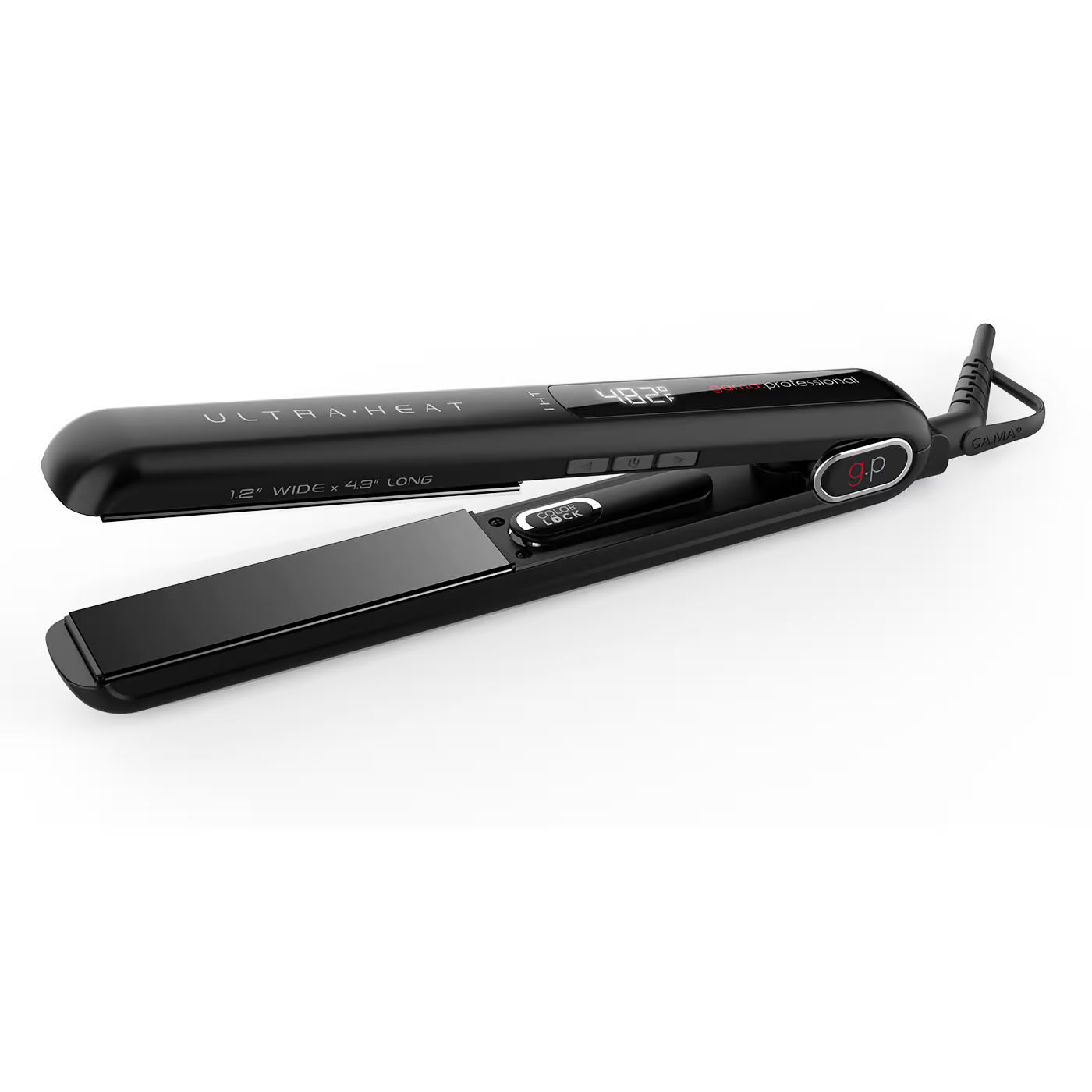 G-EVO Silk Chrome Titanium — Ultra Heat Flat Iron